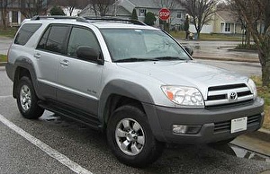 Размер колёс на Toyota 4Runner 2003 Подбор шин на Toyota 4Runner 2003