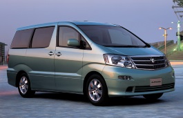 Размер колёс на Toyota Alphard 2002 Подбор шин на Toyota Alphard 2002