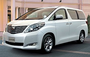 Размер колёс на Toyota Alphard 2010 Подбор шин на Toyota Alphard 2010