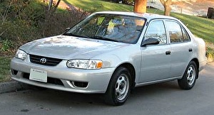 Размер колёс на Toyota Corolla 2002 Подбор шин на Toyota Corolla 2002