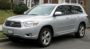 Подбор шин на Toyota Highlander 2010