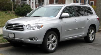 Подбор шин на Toyota Highlander 2012