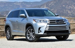 Подбор шин на Toyota Highlander 2019