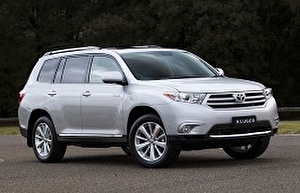 Размер колёс на Toyota Kluger 2012 Подбор шин на Toyota Kluger 2012