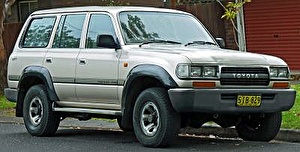Размер колёс на Toyota Land Cruiser 80 1992 Подбор шин на Toyota Land Cruiser 80 1992