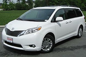 Размер колёс на Toyota Sienna 2014 Подбор шин на Toyota Sienna 2014