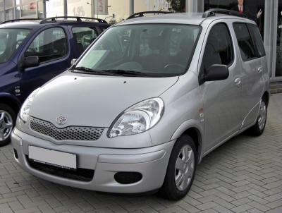 Размер колёс на Toyota Yaris Verso 2002 Подбор шин на Toyota Yaris Verso 2002