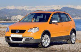 Размер колёс на Volkswagen CrossPolo 2009 Подбор шин на Volkswagen CrossPolo 2009