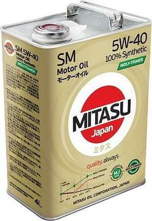 Mitasu MJ-M12 Moly-Trimer SM 5W-40 4л