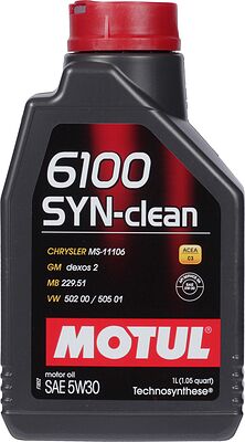 Motul 6100 Syn-Clean 5W-30 SN C3 1л