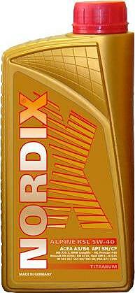 Nordix Titanium Alpine RSL 5W-40 1л