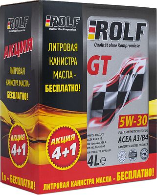 Rolf GT 5W-30 SL/CF A3/B4 5л