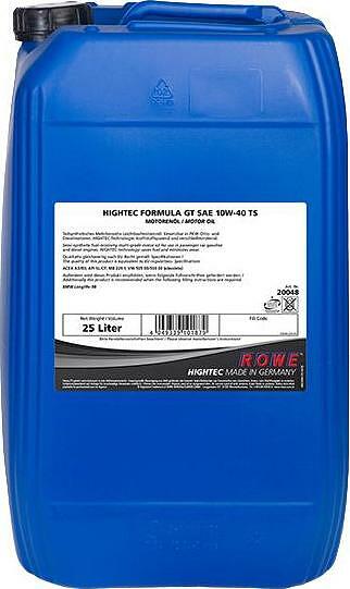 Rowe Hightec Formula GT 10W-40 TS 25л