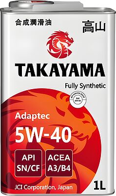 Takayama Adaptec 5W-40 SN/CF A3/B4 1л