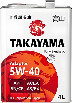 Takayama Adaptec 5W-40 SN/CF A3/B4 4л