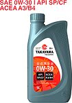 Takayama Motor Oil 0W-30 SP/CF A3/B4 1л