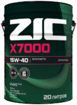 ZIC X7000 15W-40 API CK-4/CJ-4; ACEA E11(E9)/E7 20л