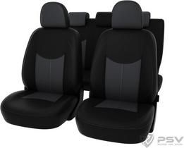 Чехлы VW Polo 10-> S дел чер-бел эко-кожа Оригинал Чехлы VW Polo 10-> S дел чер-бел эко-кожа Оригинал