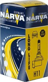 Лампа NARVA 12 В,H11 (55 W) PGJ-19-2 LONG LIFE Лампа NARVA 12 В,H11 (55 W) PGJ-19-2 LONG LIFE