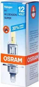 Лампа OSRAM Н1, 55 Вт P14.5s+30% SUPER, 12 В Лампа OSRAM Н1, 55 Вт P14.5s+30% SUPER, 12 В