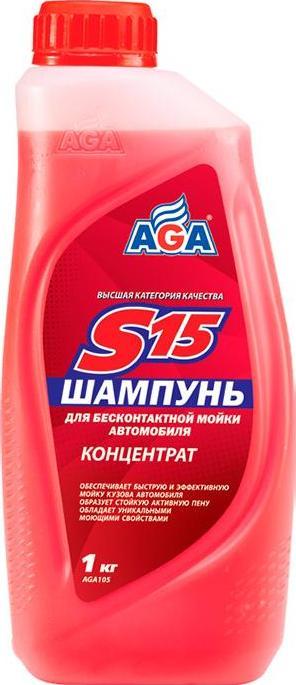 AGA Шампунь для бесконтактной мойки автомобиля, концентрат (AGA105)