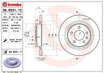AP 15001 диск тормозной (изготовитель Brembo, Italy)