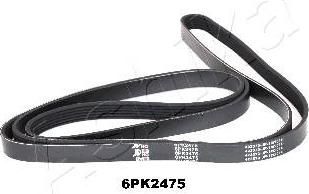 Ashika 112-6PK2475 поликлиновой ремень на HYUNDAI SANTA FE II (CM)