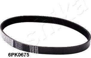 Ashika 112-6PK675 поликлиновой ремень на NISSAN MICRA II (K11)