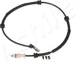 Ashika 151-01-115 датчик, частота вращения колеса на NISSAN PRIMASTAR фургон (X83)