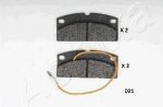 Ashika 50-00-021 комплект тормозных колодок, дисковый тормоз на LIGIER NOVA