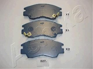 Ashika 50-05-527P комплект высокоэффективных тормозных колодок на MITSUBISHI L 300 фургон (P0_W, P1_W, P0_V, P1_V, P_2V, P2_W)