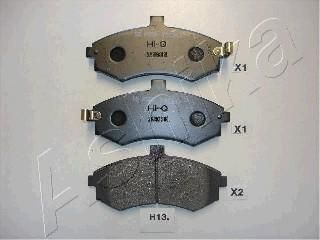 Ashika 50-H0-013 комплект тормозных колодок, дисковый тормоз на HYUNDAI ELANTRA (XD)