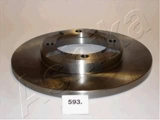 Ashika 60-05-593 тормозной диск на MITSUBISHI LANCER IV (C6_A, C7_A)