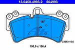 ATE 13.0460-4993.2 Колодки передние PORSCHE Cayenne/VW Touareg 190x106.4 (7L0698151P)