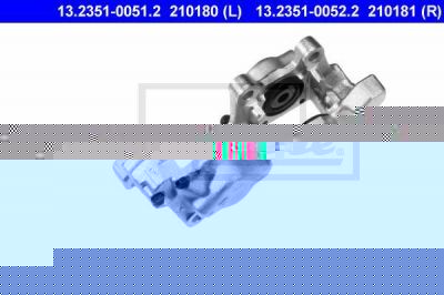 ATE 13.2351-0051.2 тормозной суппорт на OPEL VECTRA B (36_)