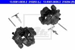 ATE 13.9361-0036.2 тормозной суппорт на MERCEDES-BENZ CLK (C208)