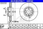 ATE 24.0128-0164.1 тормозной диск на OPEL VECTRA C