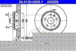 ATE 24.0130-0209.1 тормозной диск на OPEL INSIGNIA седан