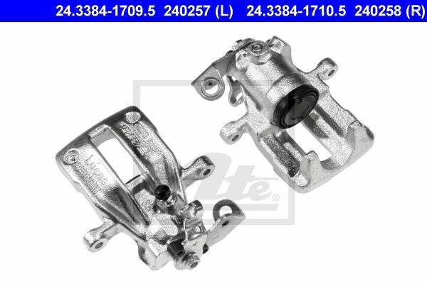 ATE 24.3384-1710.5 тормозной суппорт на AUDI COUPE (89, 8B)