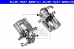 ATE 24.3384-1730.7 тормозной суппорт на SKODA ROOMSTER Praktik (5J)