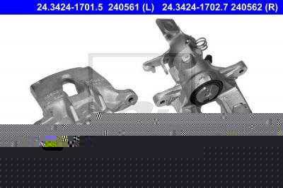 ATE 24.3424-1701.5 тормозной суппорт на NISSAN INTERSTAR c бортовой платформой/ходовая часть