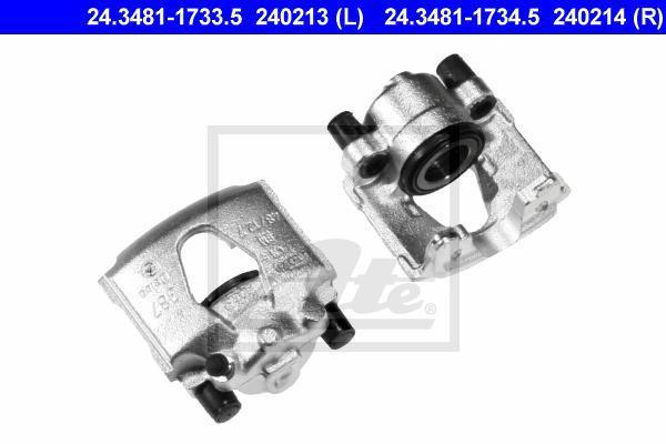 ATE 24.3481-1733.5 тормозной суппорт на OPEL ASTRA F Наклонная задняя часть (53_, 54_, 58_, 59_)