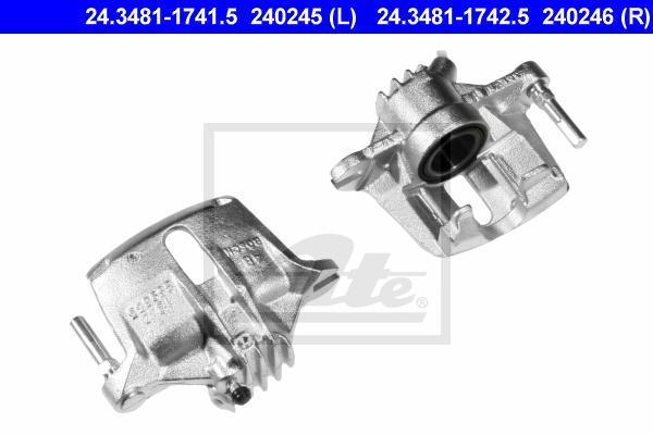 ATE 24.3481-1742.5 тормозной суппорт на PEUGEOT 306 (7B, N3, N5)