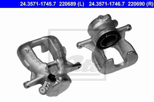 ATE 24.3571-1746.7 тормозной суппорт на PEUGEOT 407 (6D_)