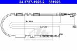 ATE 24.3727-1923.2 трос, стояночная тормозная система на TOYOTA COROLLA Liftback (_E11_)