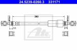 ATE 24.5239-0260.3 тормозной шланг на PEUGEOT EXPERT Tepee (VF3V_)