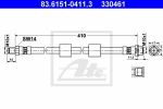 ATE 83.6151-0411.3 Шланг тормозной передний E39 all 95-04 /L=410mm (34321164002=34301165249)