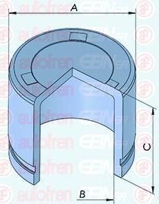 AUTOFREN SEINSA D025322 поршень, корпус скобы тормоза на KIA CEE'D SW (ED)
