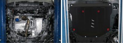 Автоброня 111.02131.1 111.02131.1 Защита картера + КПП + комплект крепежа, Honda CR-V 2017-, V - 2.0; 2.4