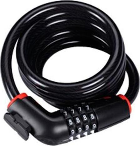 Замок велосипедный BBB CodeLock 15mm x 1800mm кодовый (BBL-45)